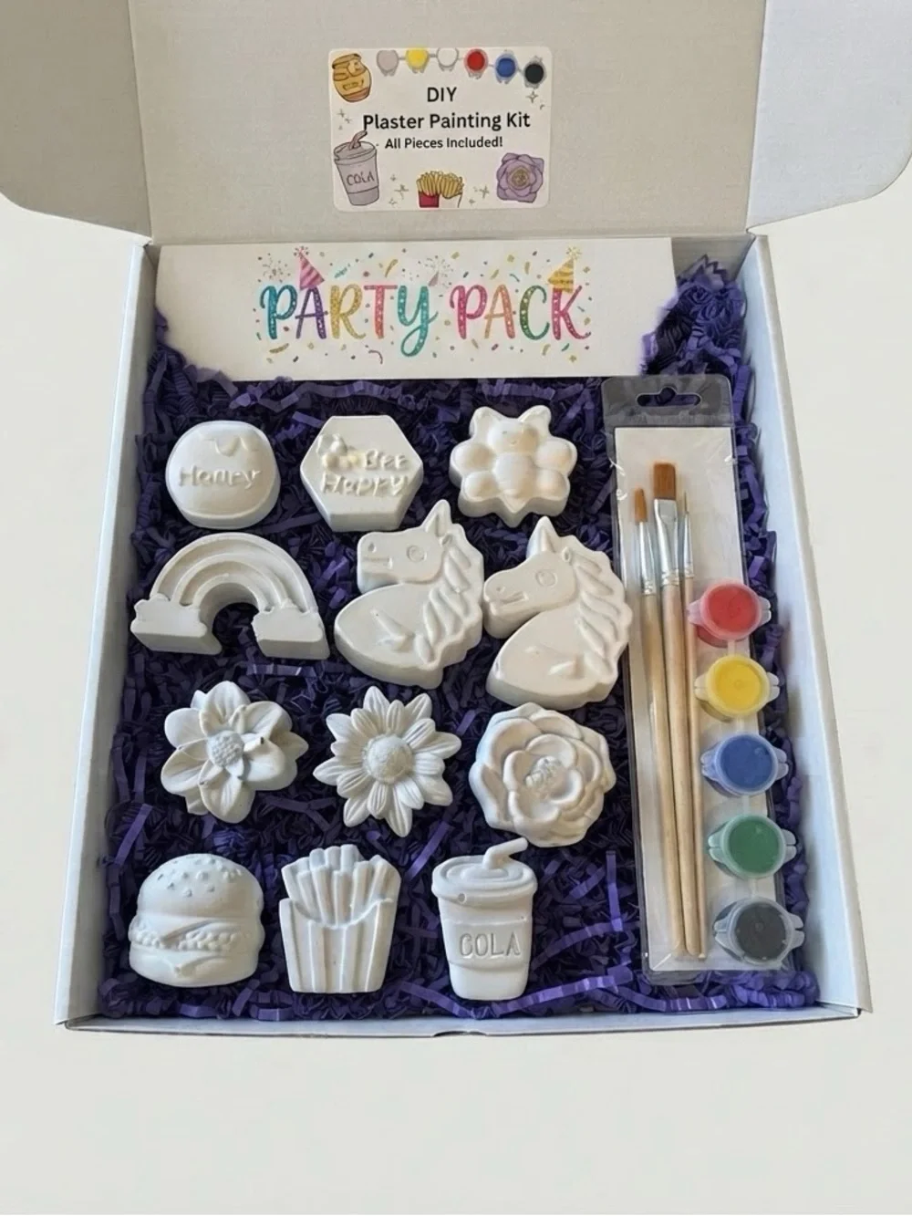 DIY Plaster Painting Kit Party Pack